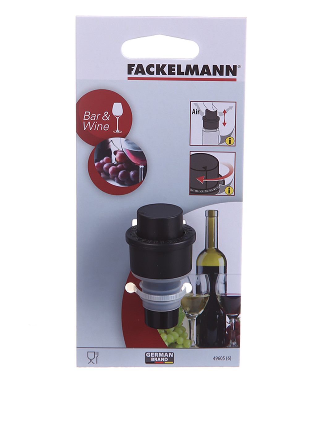 Пробка вакуумная для винной бутылки Fackelmann (31727062)