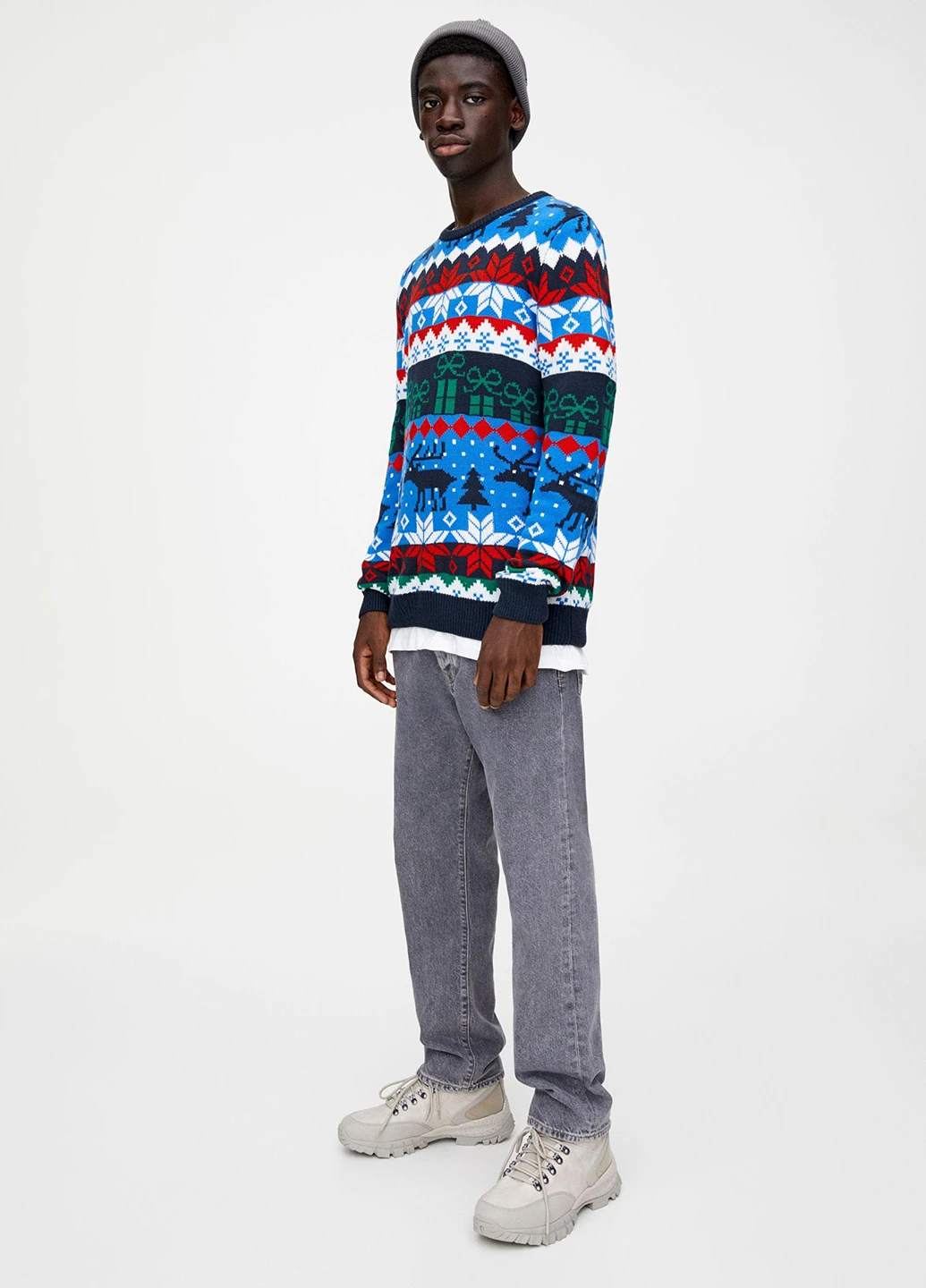 Блакитний демісезонний джемпер джемпер Pull & Bear