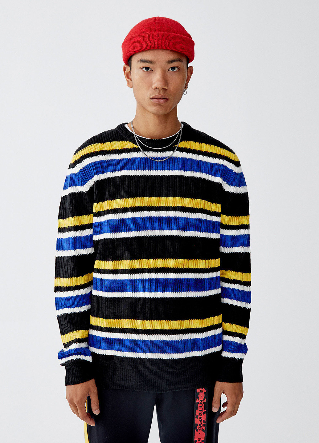 Темно-синій демісезонний джемпер джемпер Pull & Bear