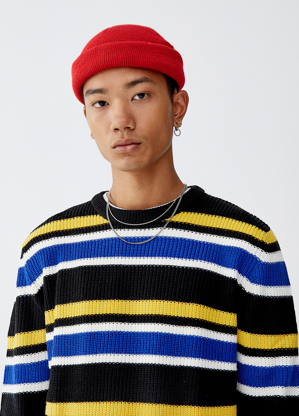 Темно-синій демісезонний джемпер джемпер Pull & Bear