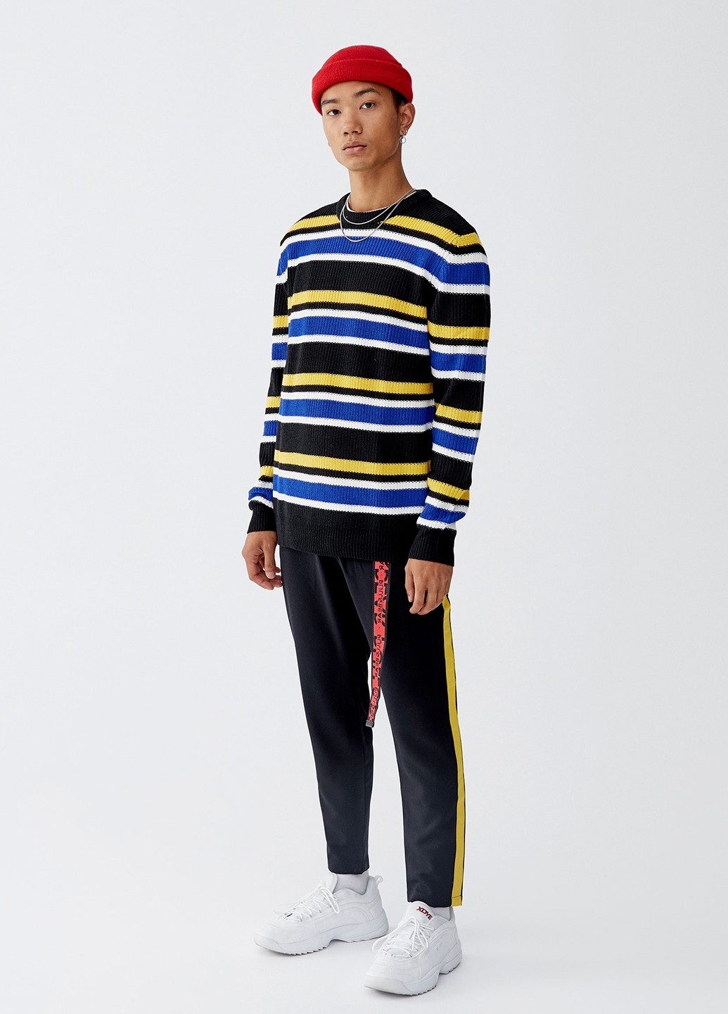 Темно-синій демісезонний джемпер джемпер Pull & Bear