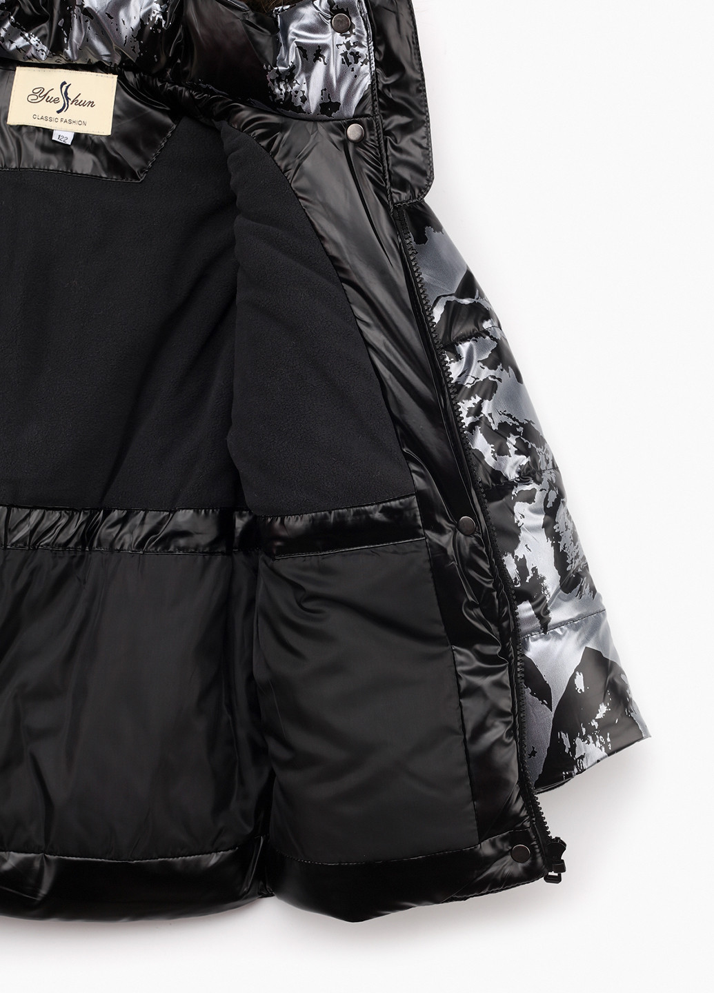 Черная зимняя куртка Snowgenius