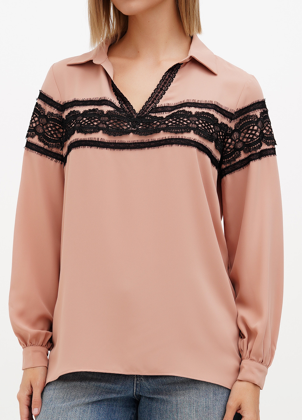 Бежева блуза Sassofono