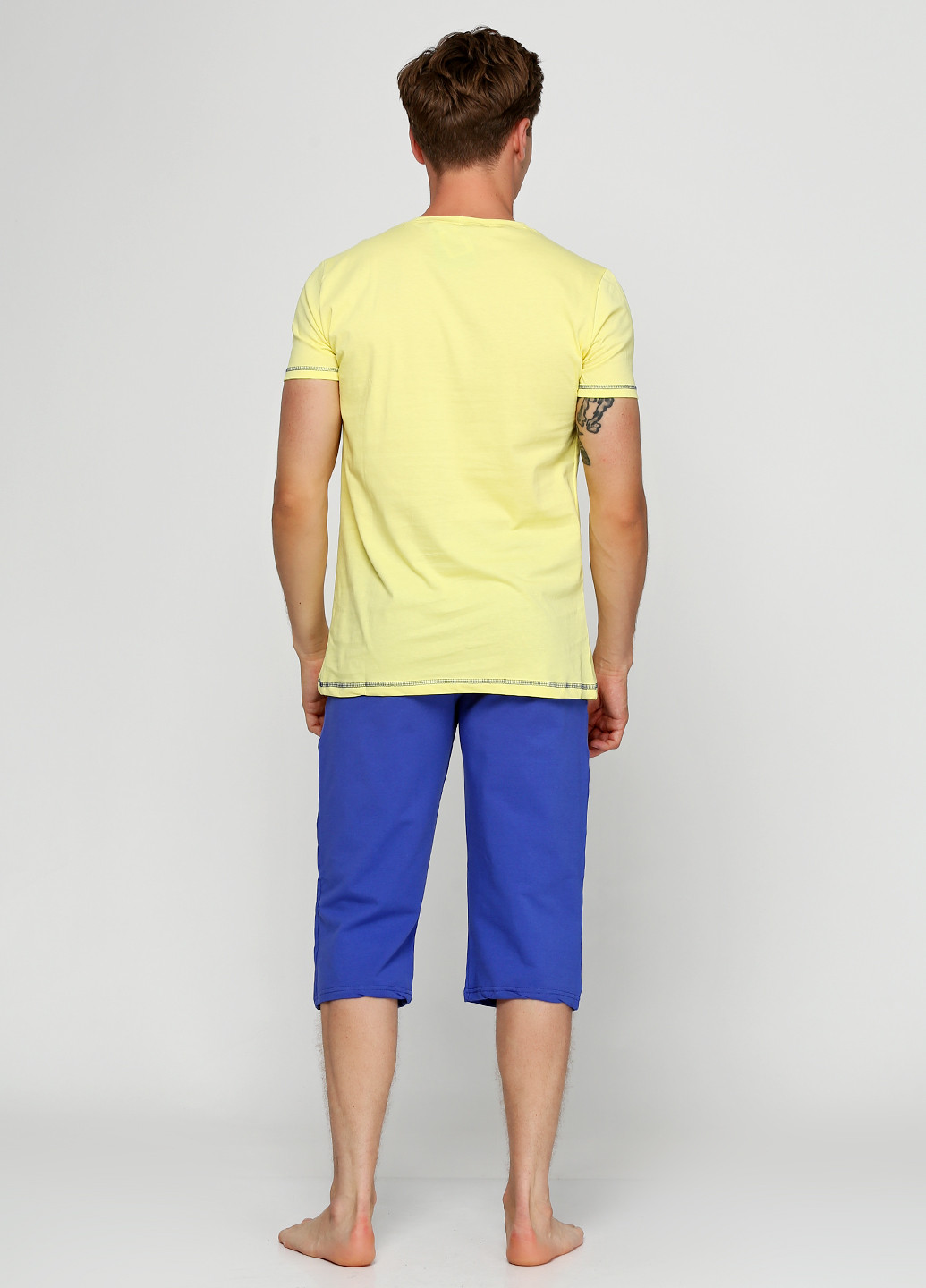 Желтый демисезонный комплект (футболка, бриджи) Ipektenim