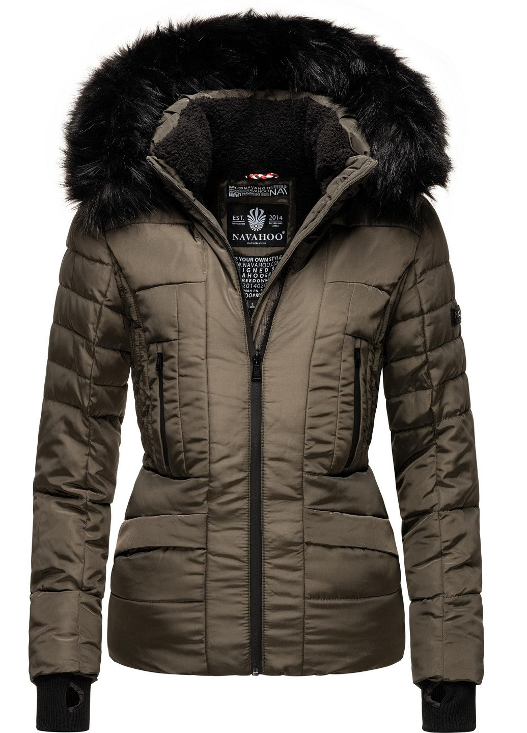 Темно-серая зимняя куртка Navahoo