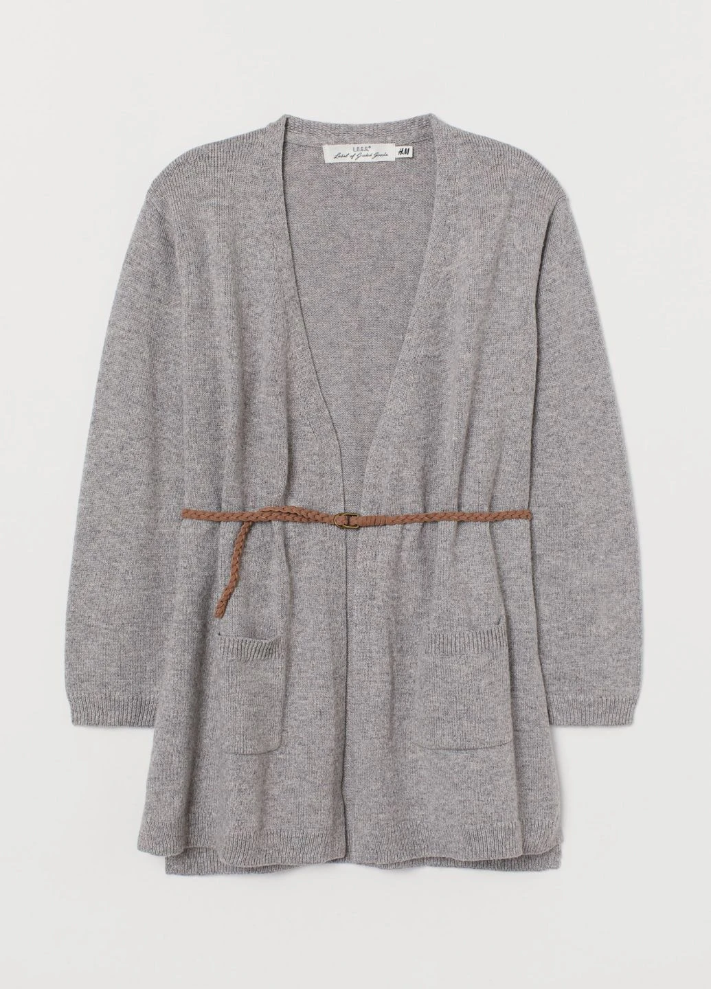 Серый демисезонный кардиган H&M