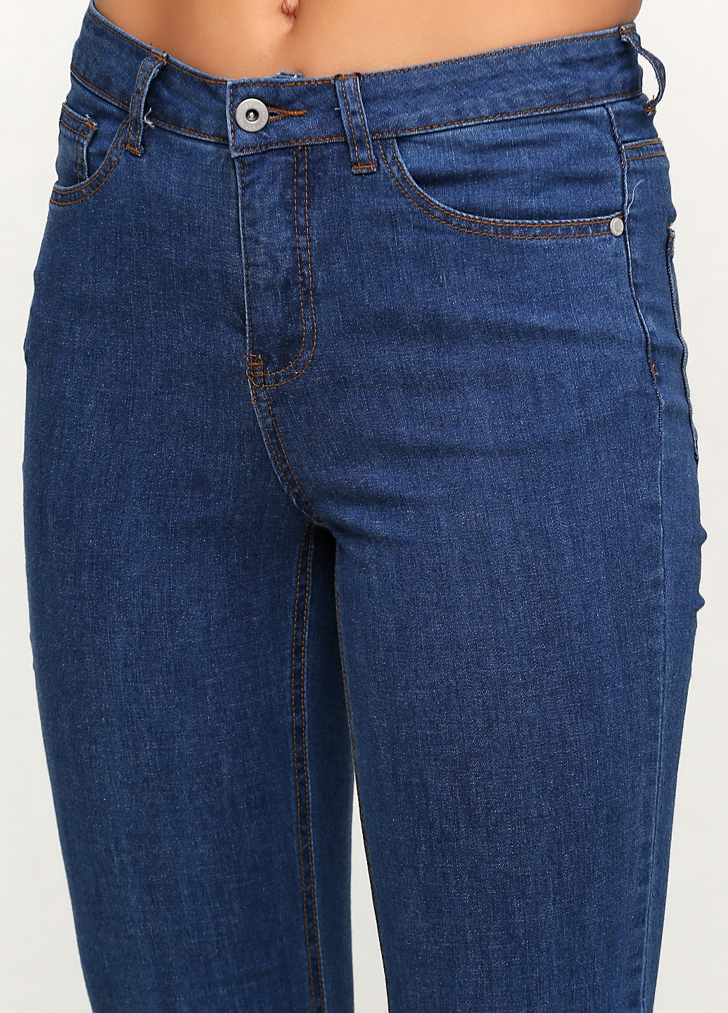 Синие демисезонные скинни джинсы B.C. Best Connections