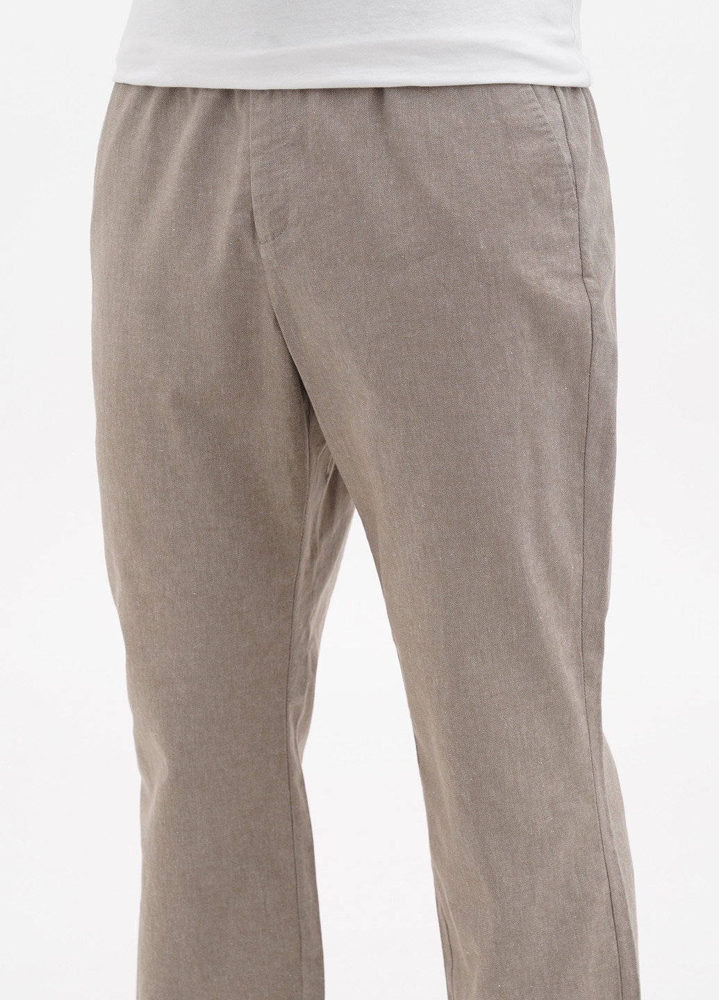Светло-коричневые кэжуал демисезонные прямые брюки S.Oliver