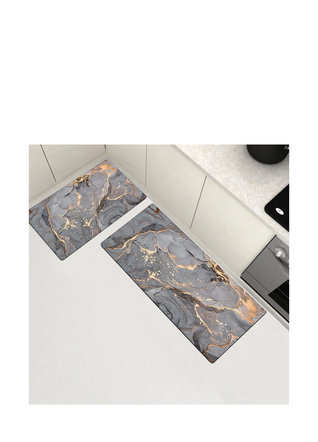 Килимокдля ванної та кухні (2 шт.) 50х80 см, 50х120 см Aquarius (322338836)