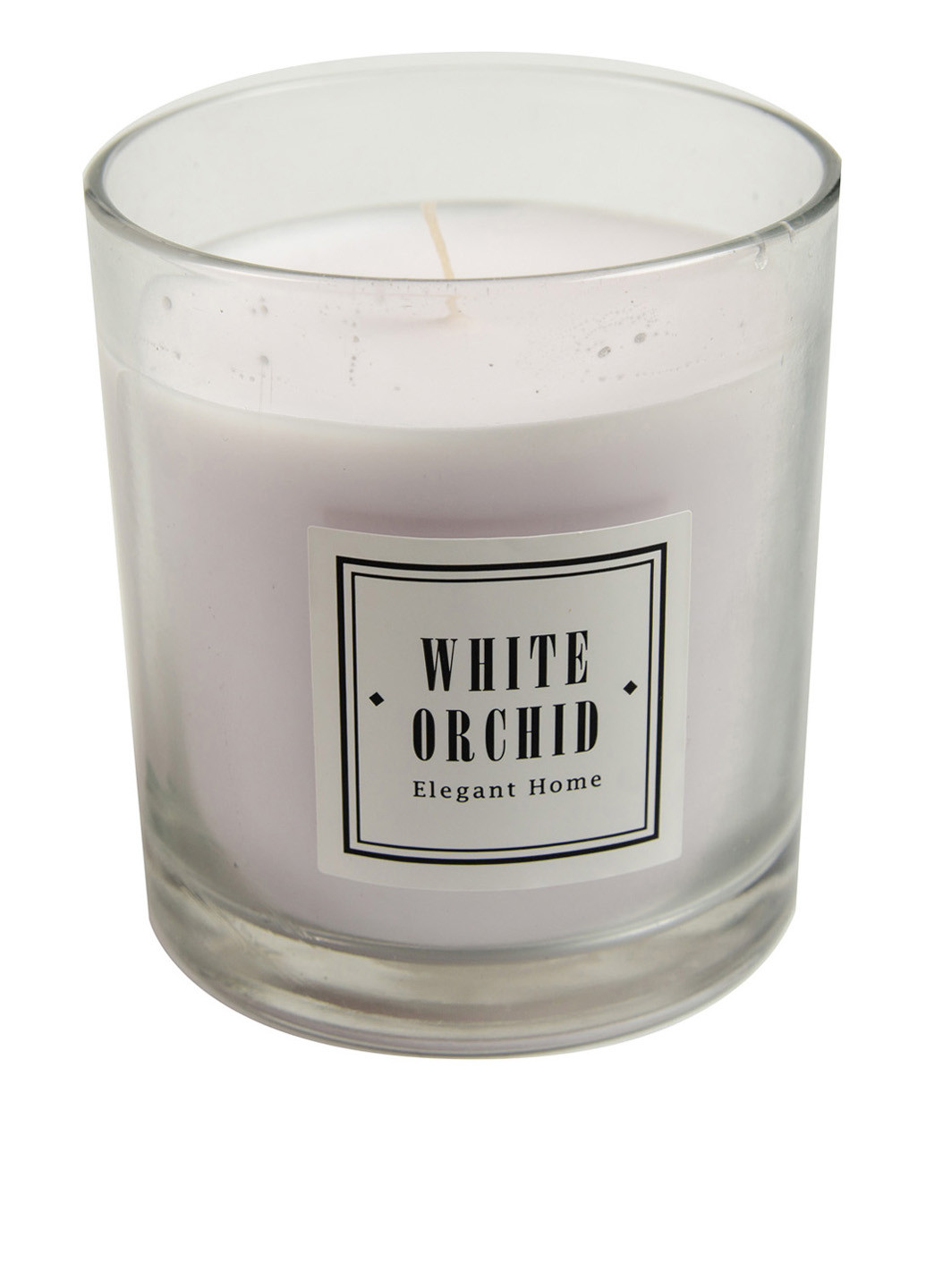 Ароматическая свеча Белая орхидея, 9х9 см Melinera (115374631)