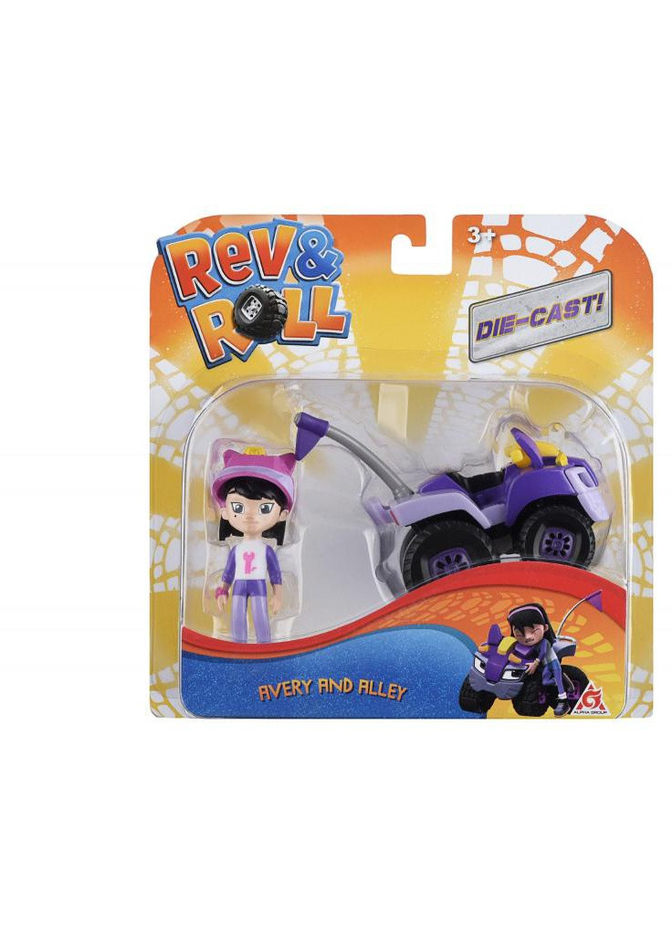 Игровой набор Рев и Рамбл DieCast Эйвери и Элли (EU881021) Rev&Roll (202365250)