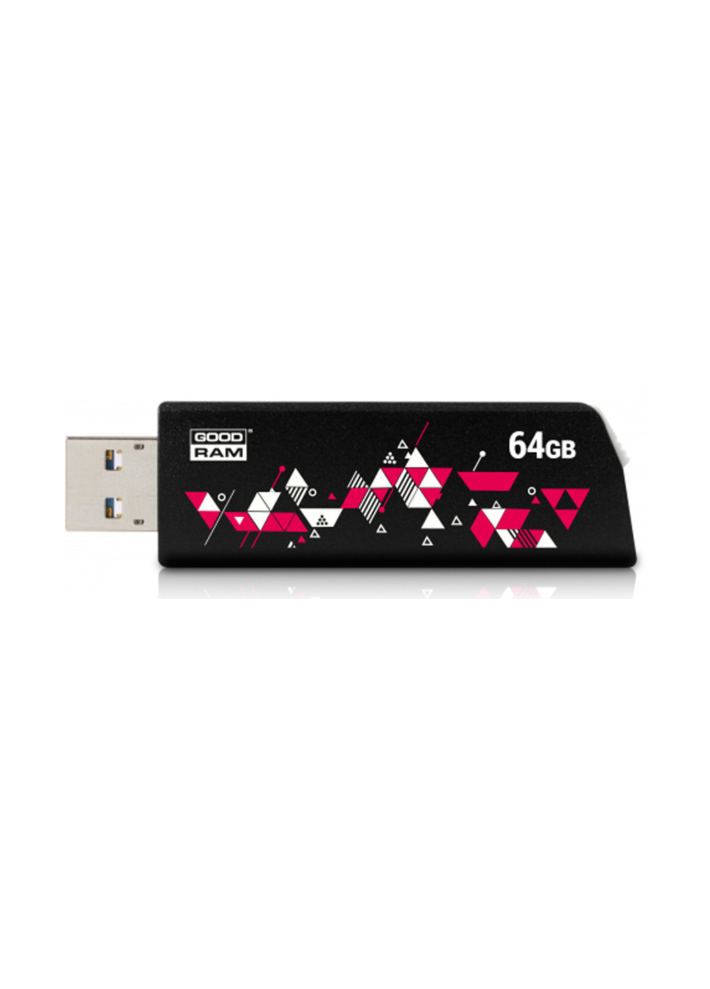 Флеш пам'ять USB UCL3 64GB USB 3.0 Black (UCL3-0640K0R11) Goodram флеш память usb goodram ucl3 64gb usb 3.0 black (ucl3-0640k0r11) (136742740)