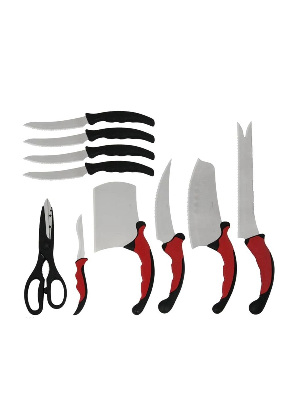 Набір ножів з магнітною планкою Pro Knives nri-2061 11 предметів Contour комбінований,
