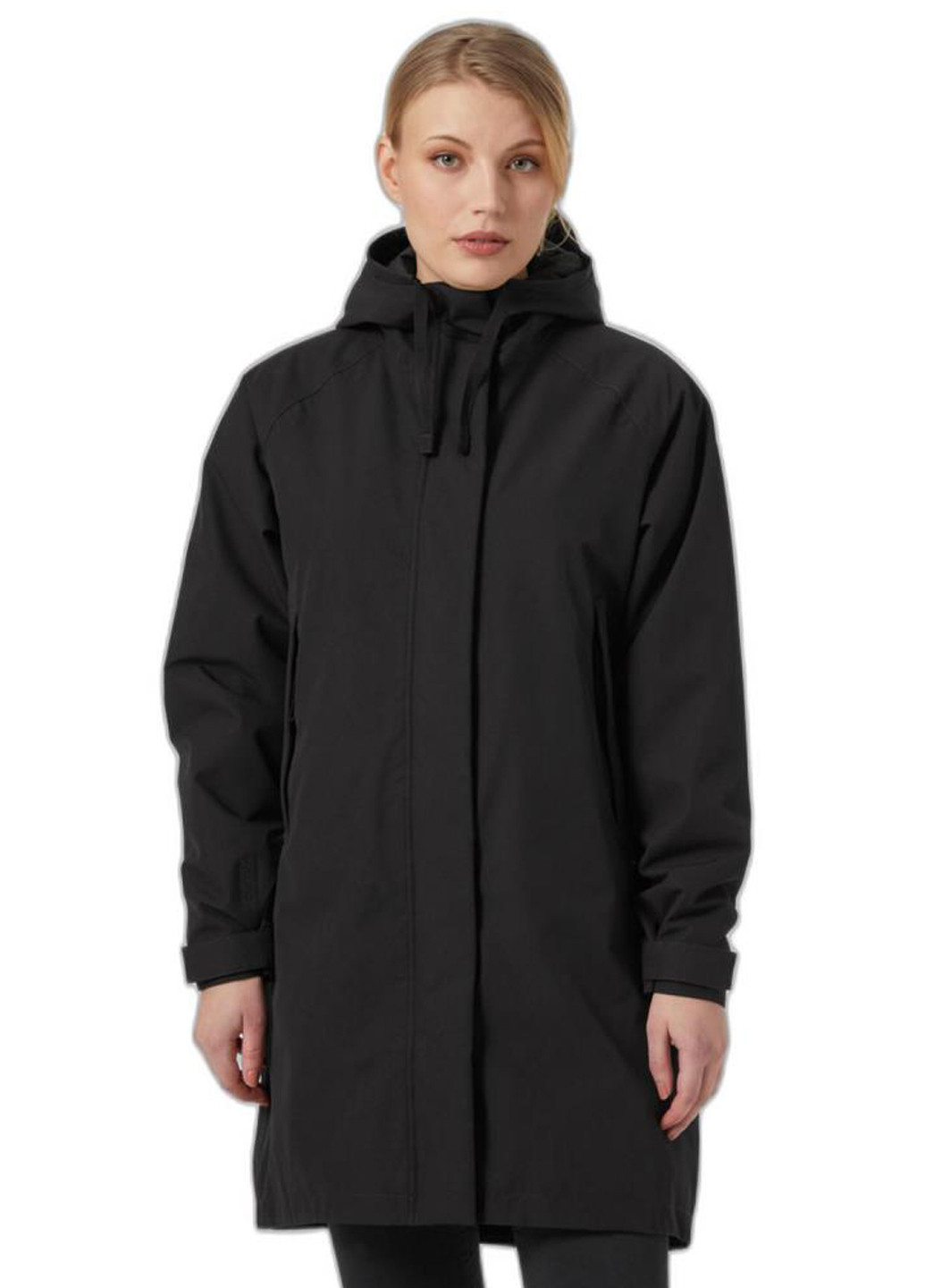 Чорна демісезонна куртка 53652-990 Helly Hansen MONO MATERIAL INS RAIN COAT