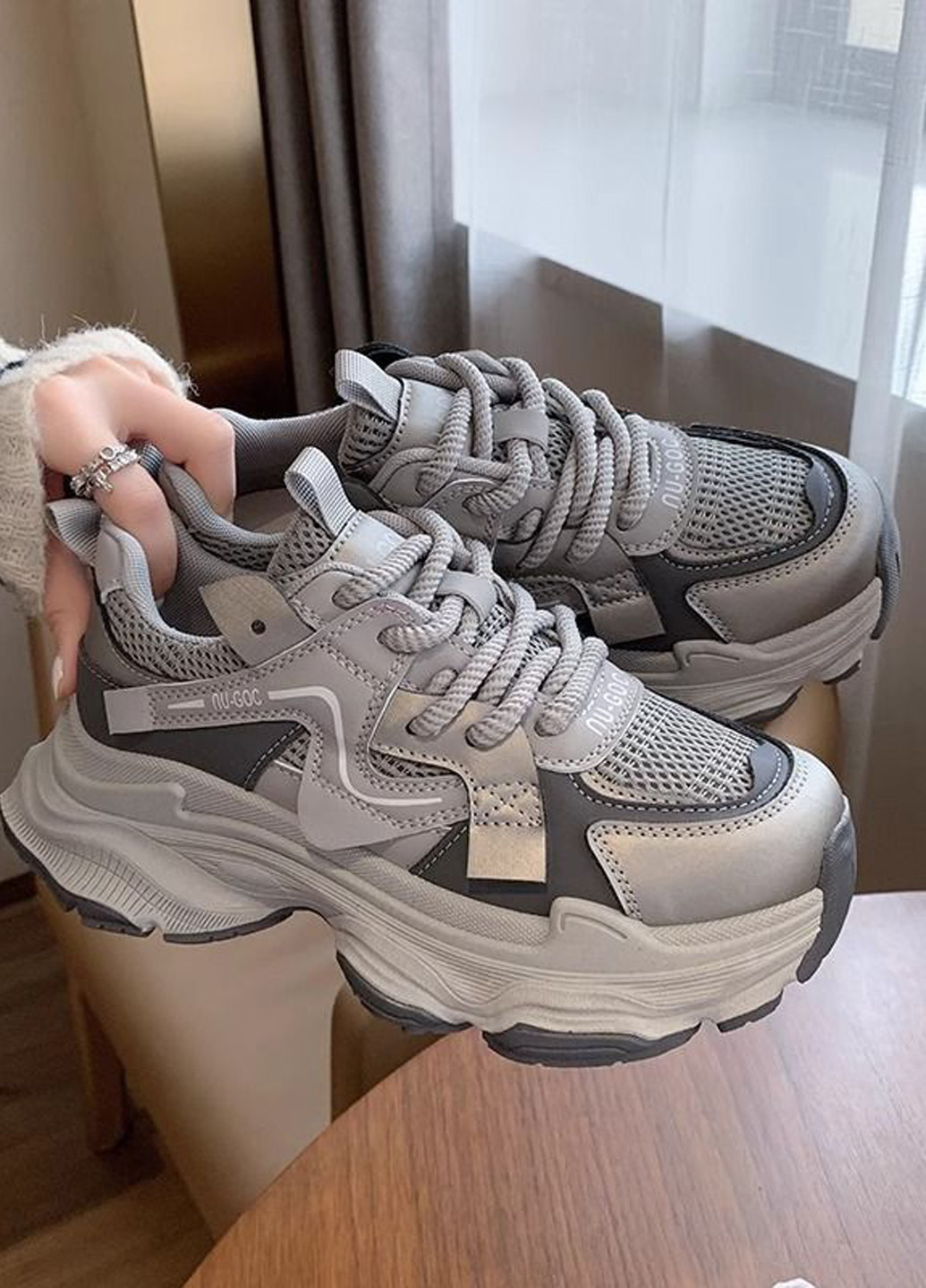 Кросівки No Brand сірі демісезони (359368667)