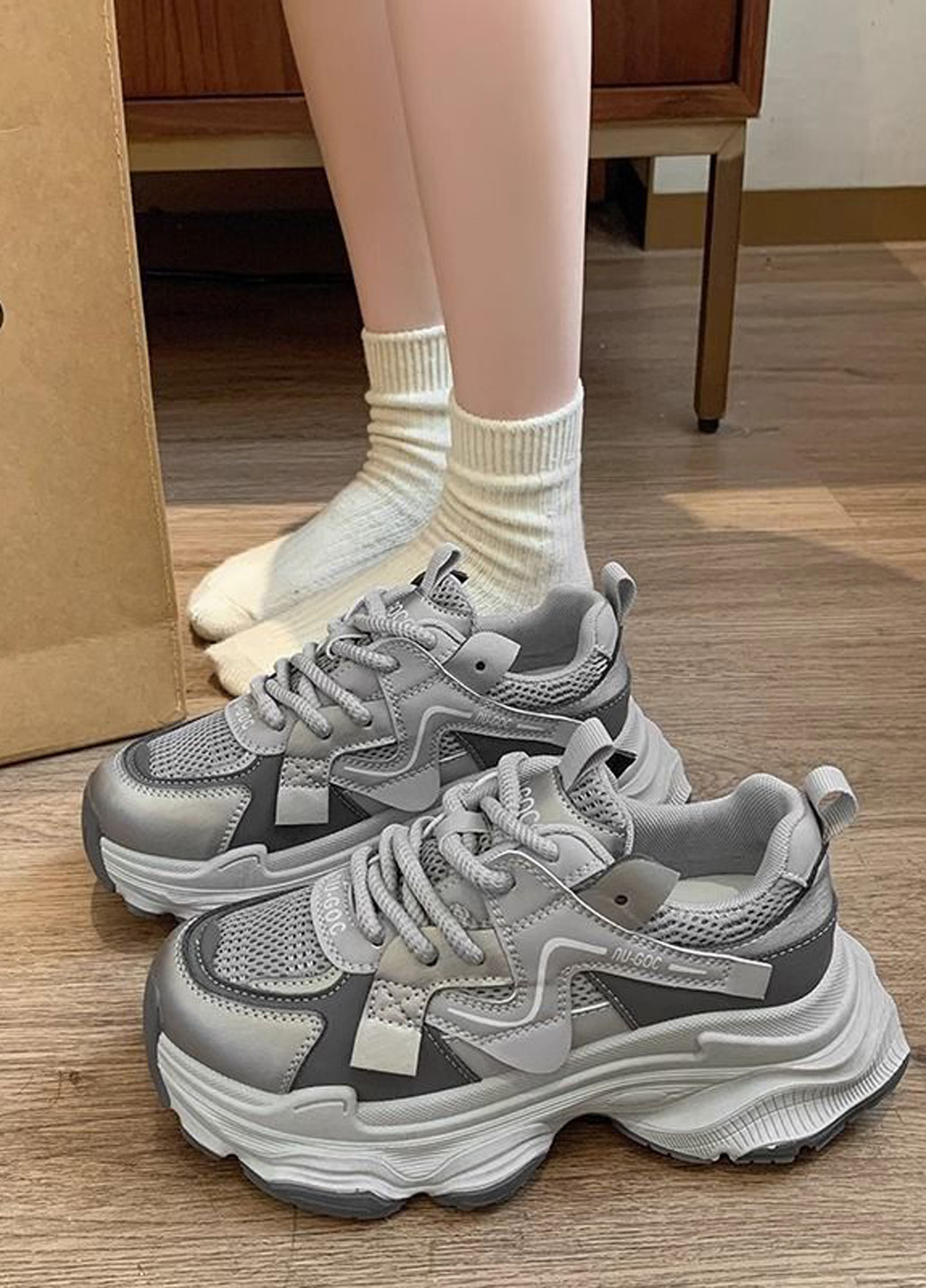 Кросівки No Brand сірі демісезони (359368667)