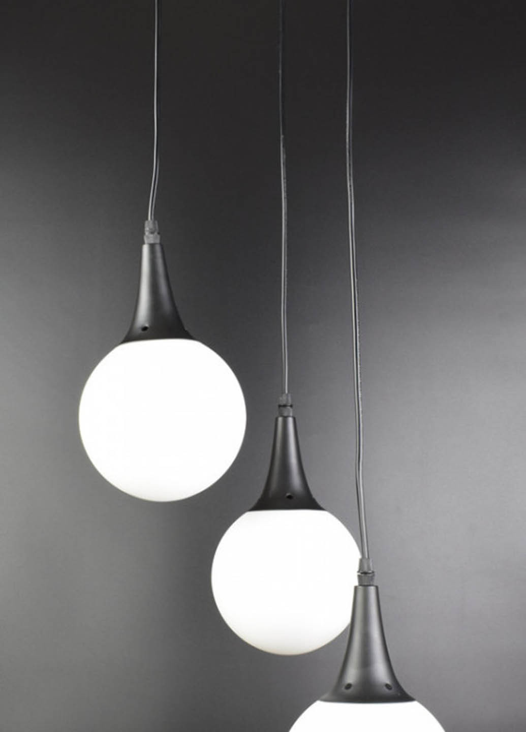 Люстра стельова підвісна в стилі LOFT (лофт) 11191/3 Чорний 35х35х35 см. Handmade (234538081)