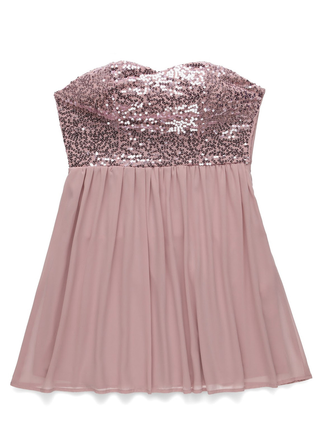 Темно-рожева коктейльна сукня кльош, в стилі армпір, з відкритими плечима Even & Odd однотонна