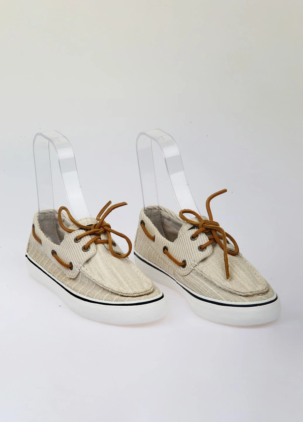 Светло-бежевые кеды Sperry