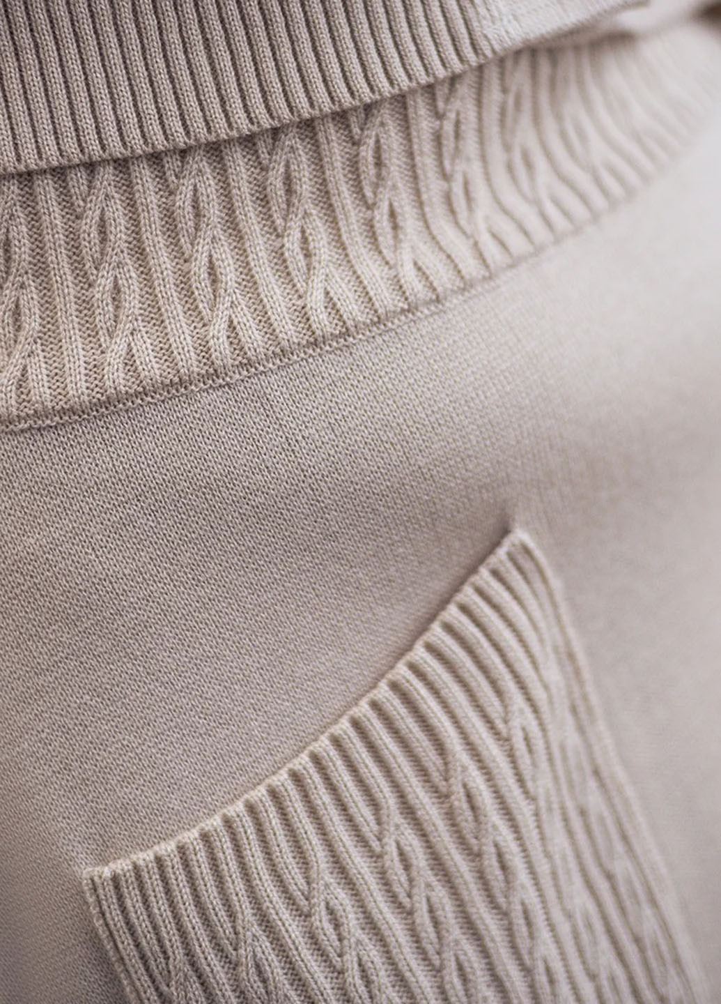 Светло-бежевая кэжуал однотонная юбка Fashion а-силуэта (трапеция)