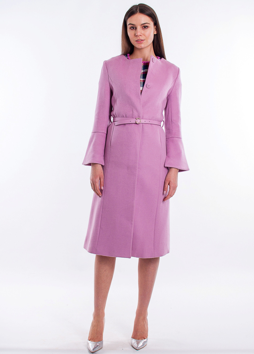 Розовое демисезонное Пальто однобортное Vero Moda