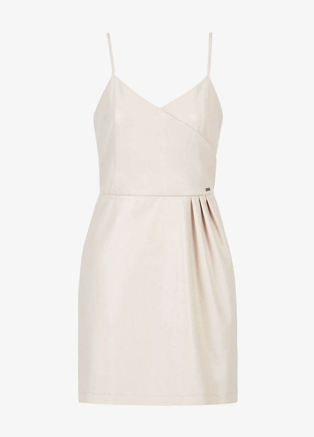 Світло-бежева кежуал сукня сукня-комбінація Armani Exchange з логотипом