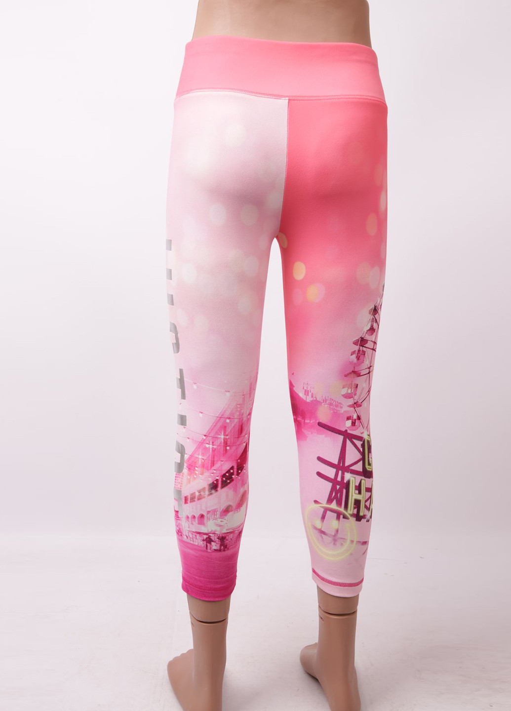 Розовые демисезонные леггинсы Justice