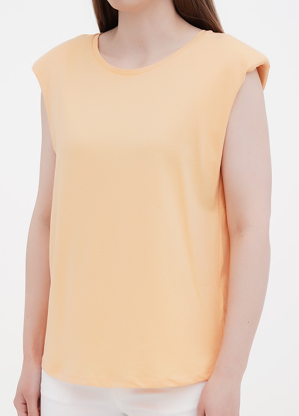 Світло-оранжева літня футболка Orsay