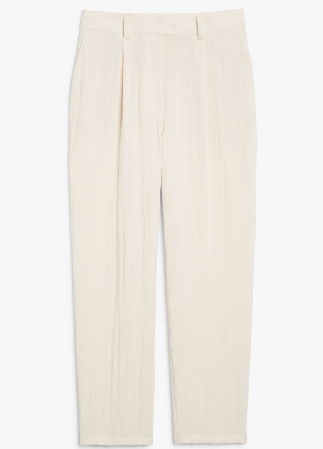 Светло-бежевые кэжуал летние прямые брюки Monki