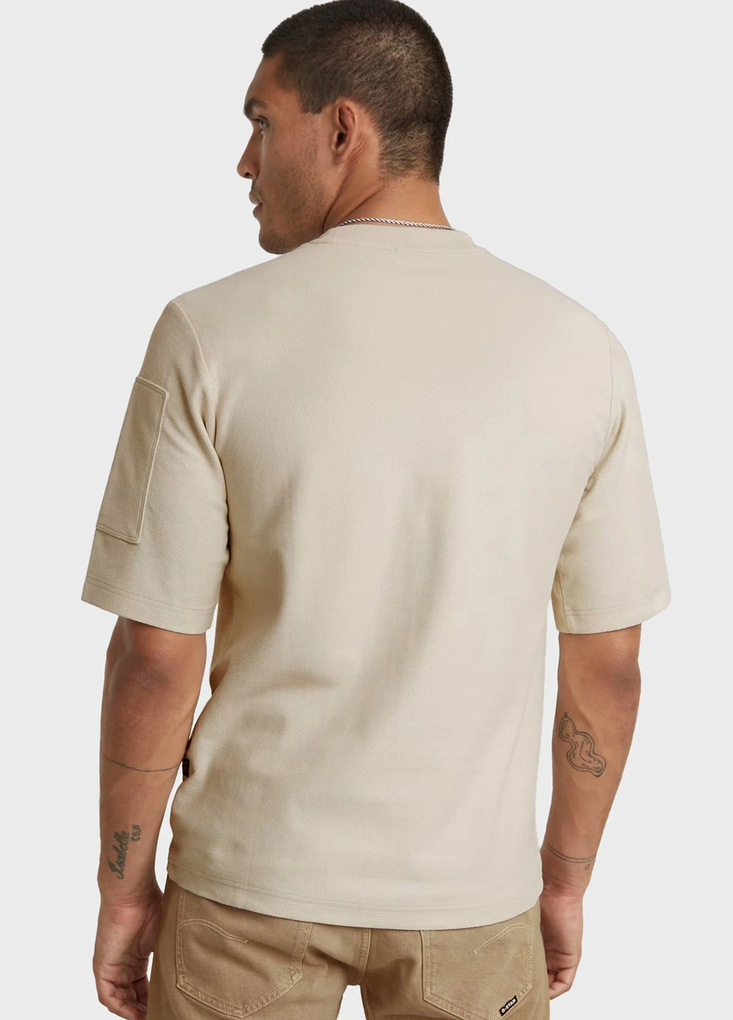 Бежева футболка G-Star Raw