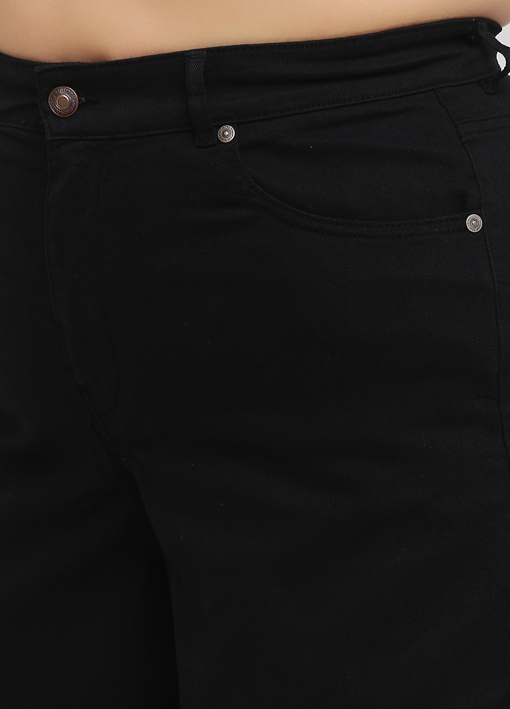 Черные демисезонные клеш джинсы United Colors of Benetton