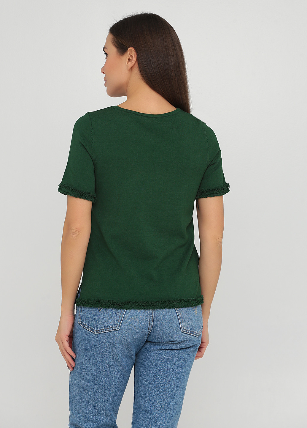 Темно-зеленая демисезон футболка Ann Taylor