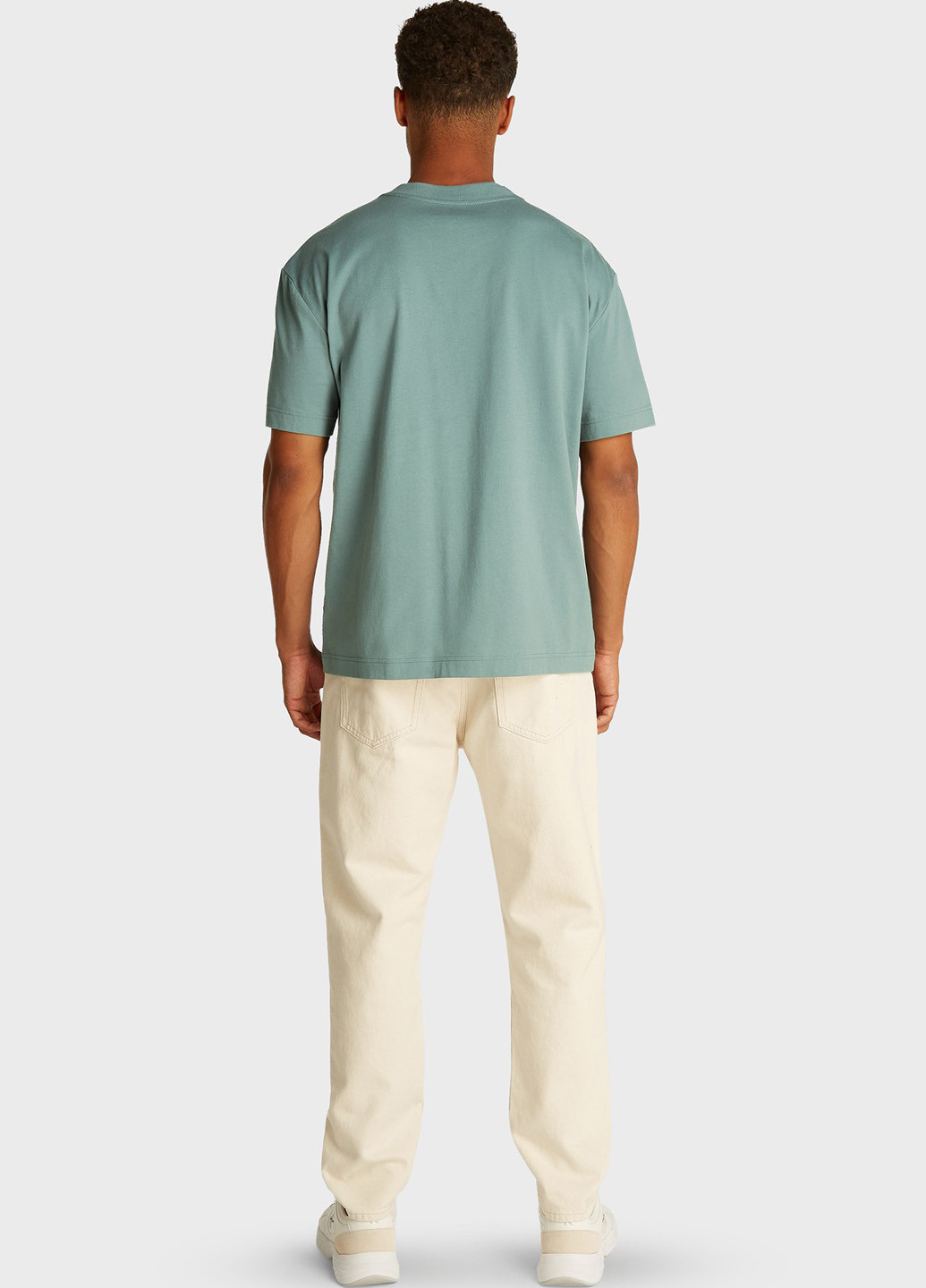 Сіро-голубий футболка Calvin Klein Jeans