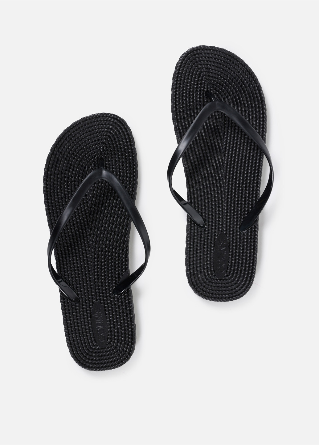 Черные кэжуал вьетнамки Colin's