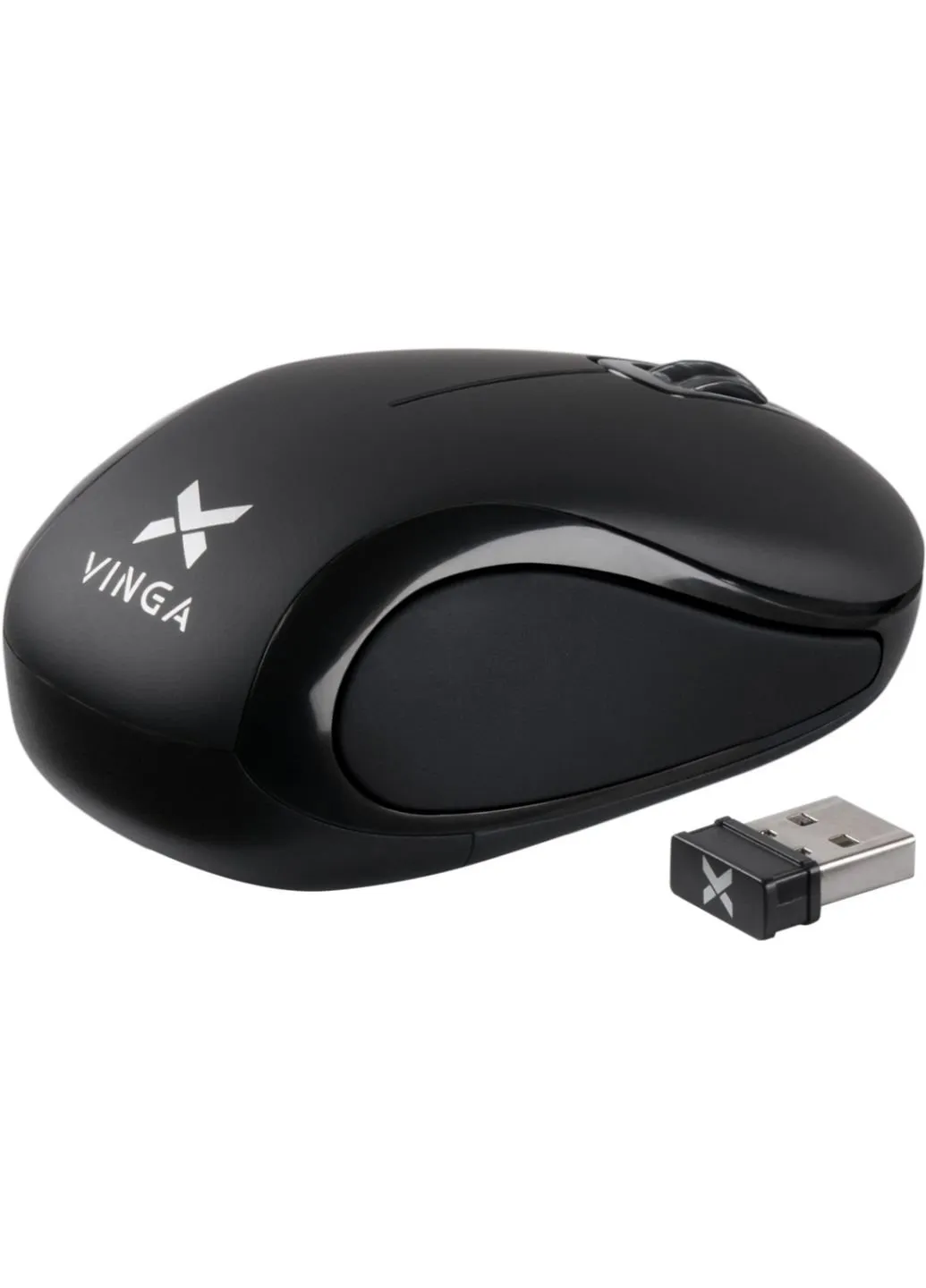 Мишка MSW-907 black Vinga (253545753)