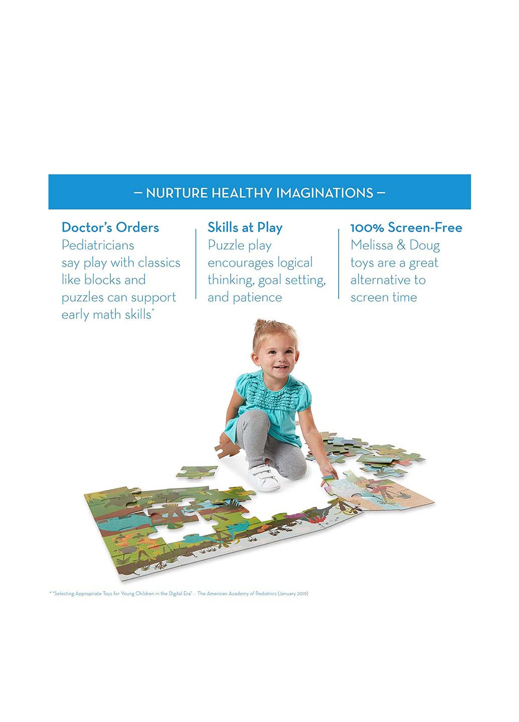 Пазл Динозавры (35 эл.) Melissa & Doug (251711207)