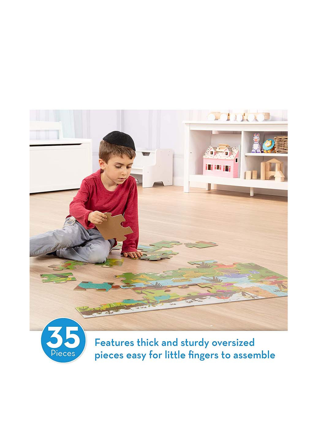 Пазл Динозавры (35 эл.) Melissa & Doug (251711207)