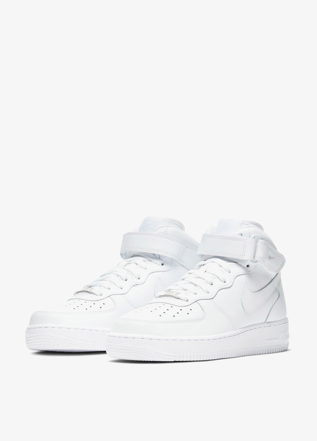 Белые всесезонные кроссовки Nike AIR FORCE 1 '07 MID