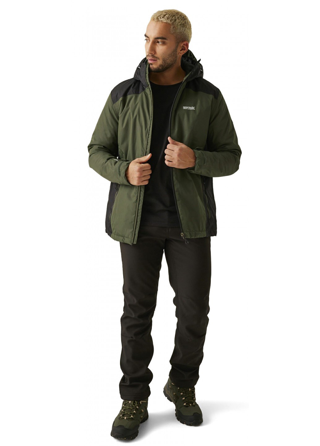 Оливкова (хакі) зимня куртка Regatta Thornridge II