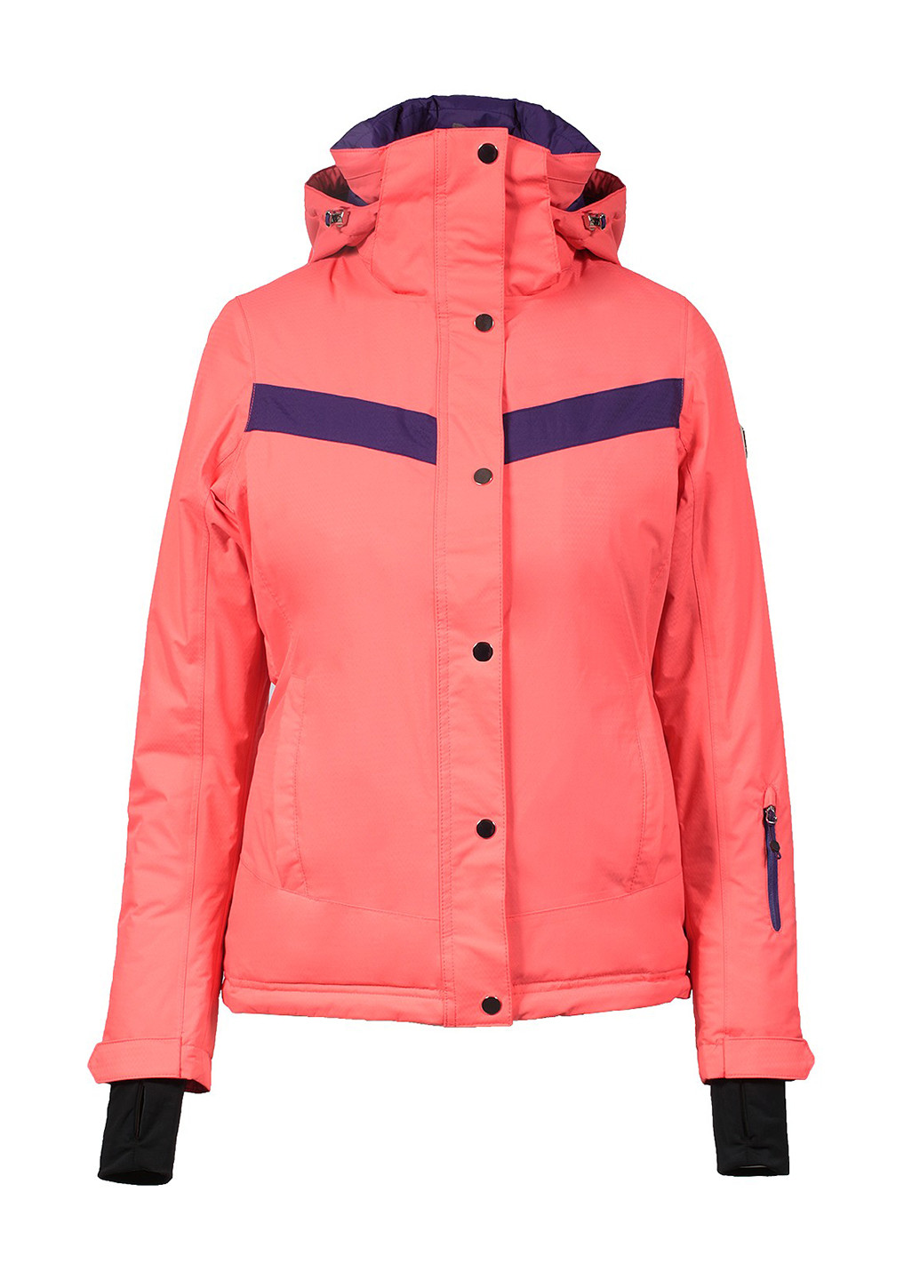 Розовая зимняя куртка лыжная Audimas