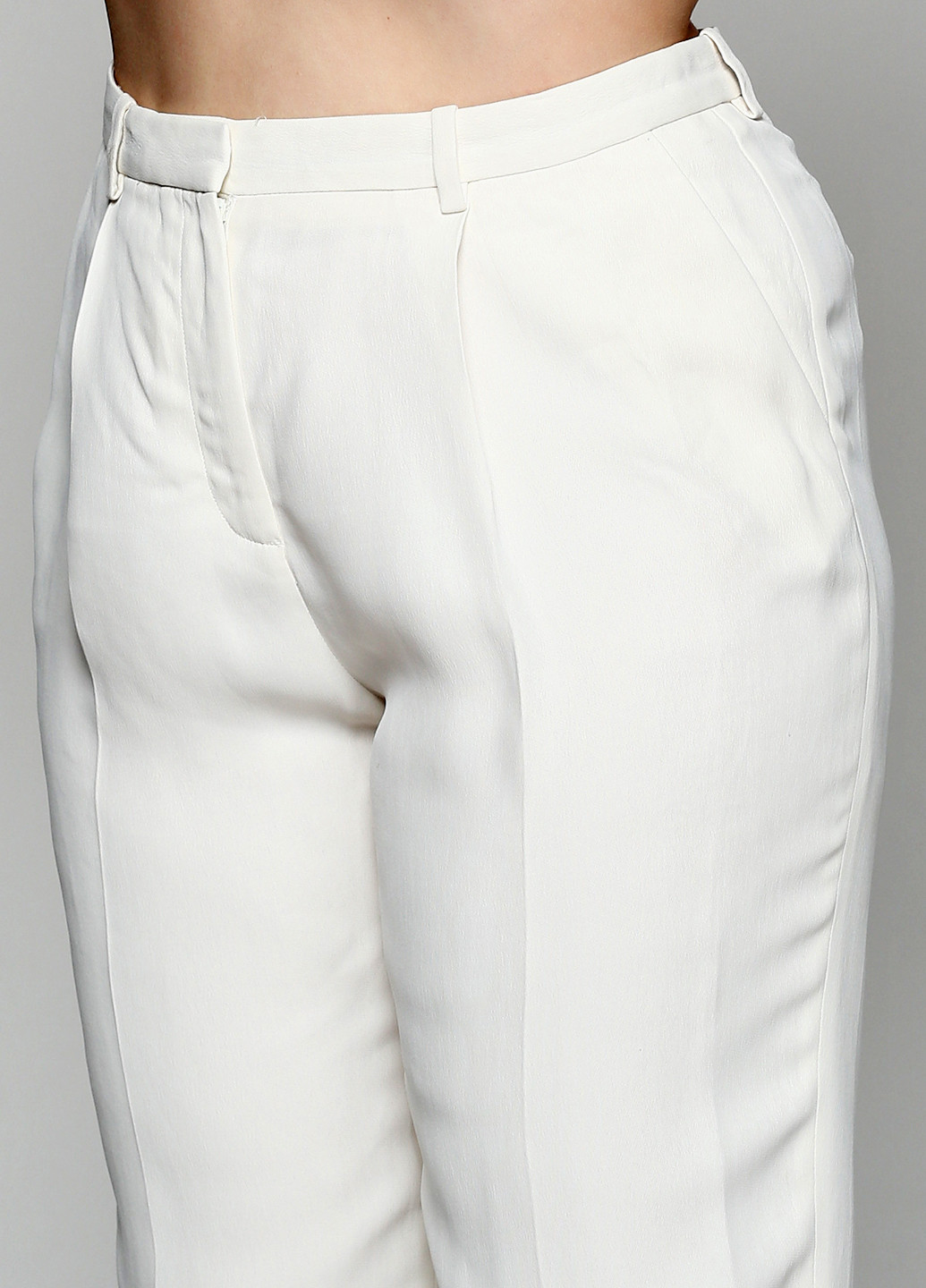 Белые кэжуал летние прямые брюки & Other Stories