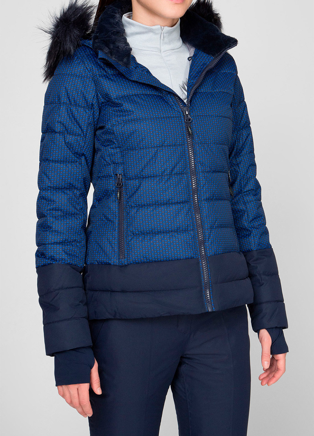 Лыжная куртка CMP woman jacket zip hood 39w1656 (263435692)
