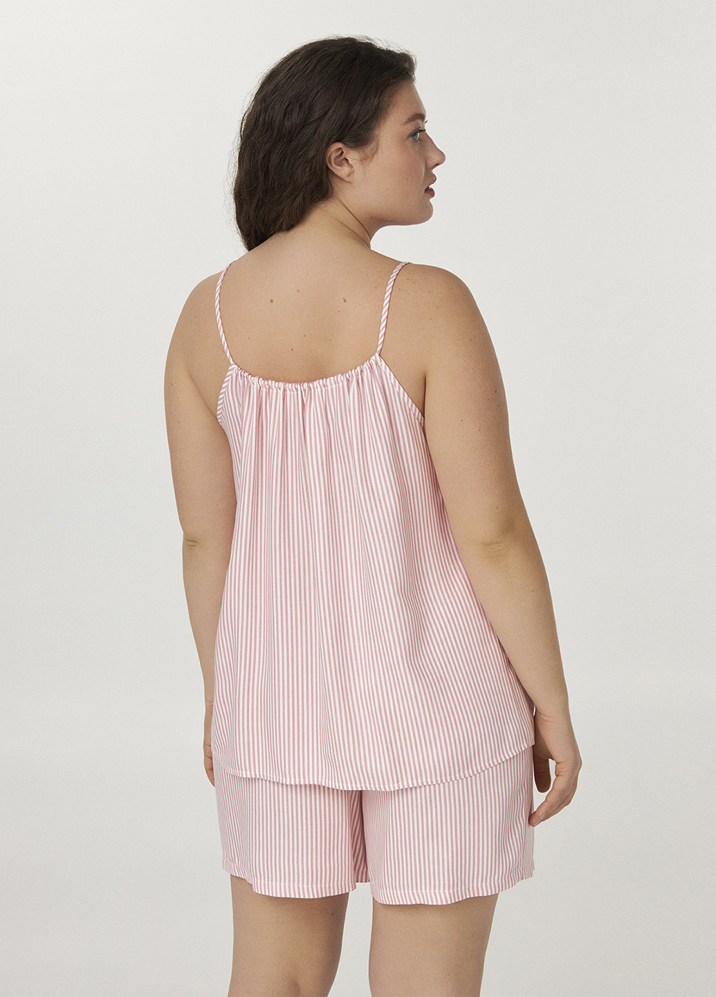 Светло-розовая всесезон пижама (майка, шорты) майка + шорты Ellen