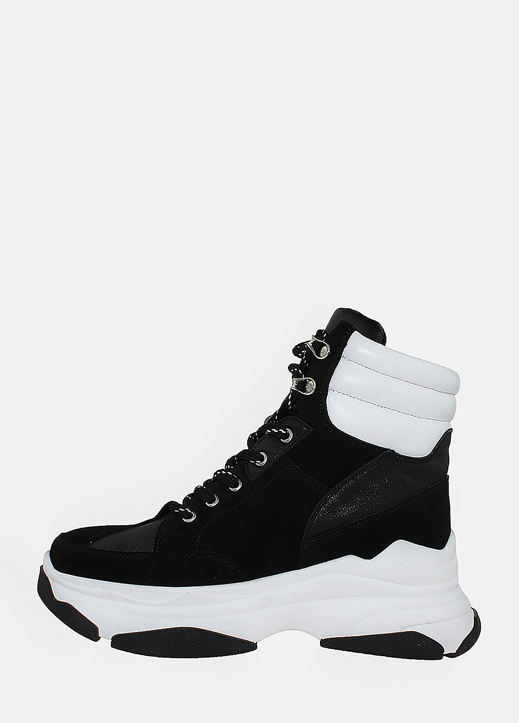 Зимние ботинки rf01125 черный Favi из натуральной замши