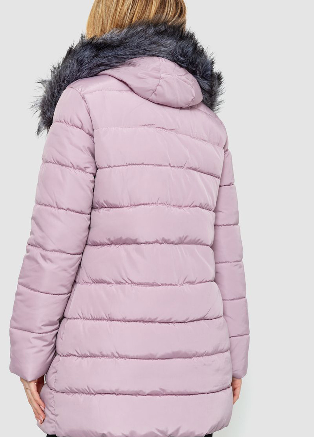 Рожево-лілова зимня куртка Ager
