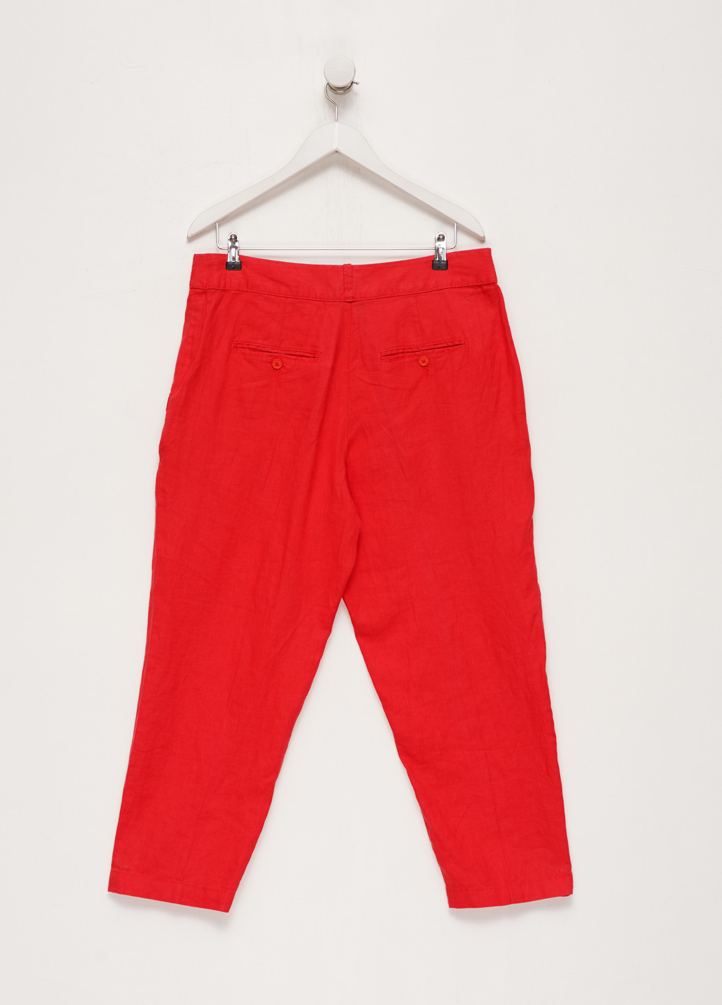 Красные кэжуал летние прямые брюки United Colors of Benetton