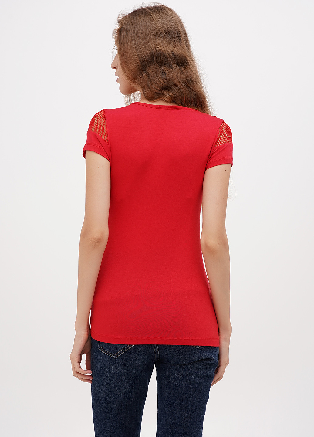 Красная блуза Sassofono Club