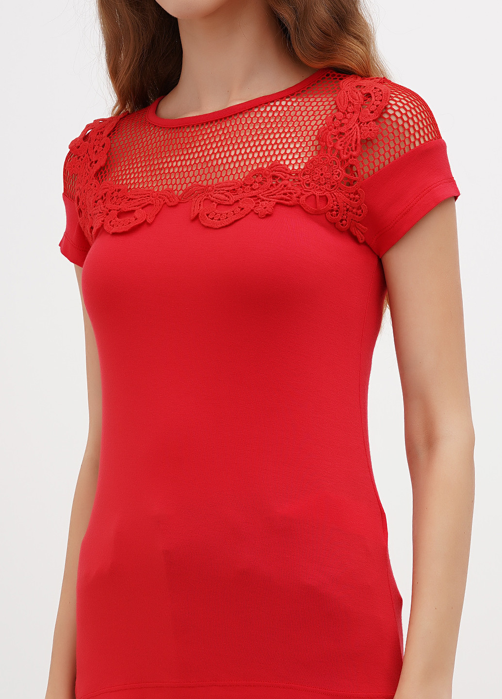 Красная блуза Sassofono Club