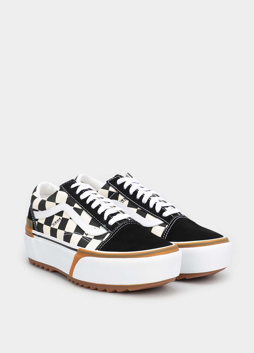Черно-белые кеды Vans VN0A4U15VLV1