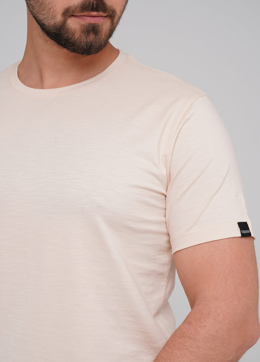 Светло-бежевая футболка Trend Collection